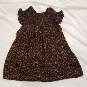Old Navy Floral Sleeveless High Neck Blouse